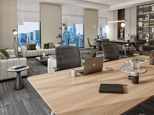 工装||办公室（个人主页-ZNjYxOTQwODA=） - 商业空间设计 - 站酷设计师谢安渝原创素材 - 站酷ZCOOL