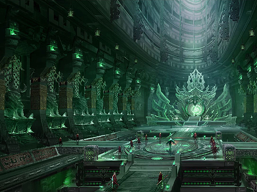 《虎鹤妖师录》场景概念设计