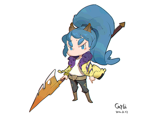 王者荣耀韩信Q版