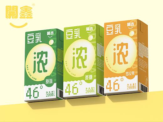 開鑫浓豆乳产品包装设计