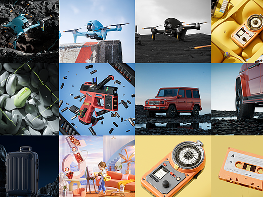 2023年的第一波三維練習(xí)（個(gè)人主頁-ZNjM3MjE4NTI=） - 電商 - 站酷設(shè)計(jì)師明智之舉丶原創(chuàng)素材 - 站酷ZCOOL