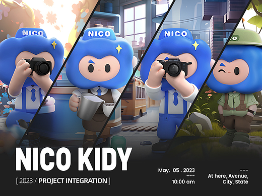 NICO KIDY潮流摄影户外文化旅游户外品牌文创IP设计