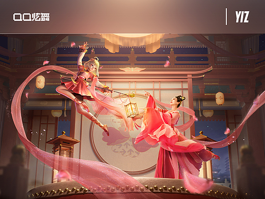 QQ炫舞-大河国风/黑白猫咪 系列视觉