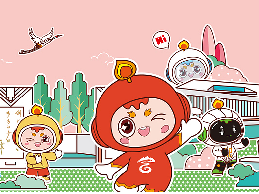 共青城富华山 IP形象设计-富小新 | 旅游景区IP吉祥物
