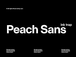 Peach Sans | Ink Trap西文設計
