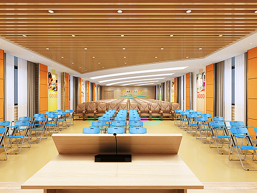 河南学校报告厅设计方案