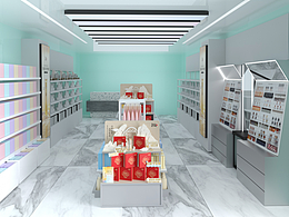 店铺展柜建模