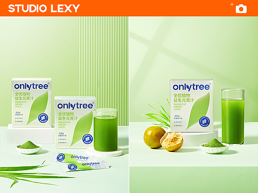 青汁代餐粉益生元  | onlytree x 乐夕影像