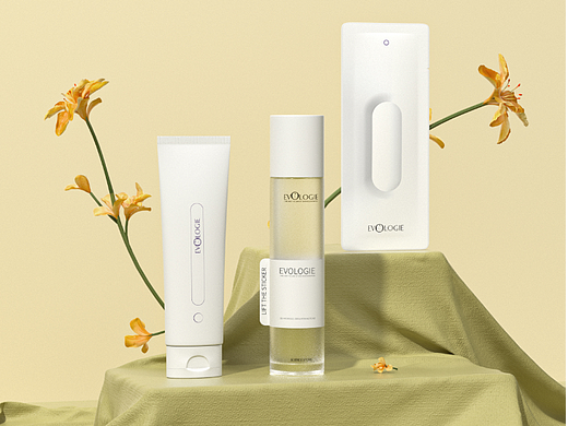 EVOLOGIE化妆品产品场景图渲图小红书用