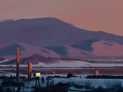 风景临摹（个人主页-ZNjA2MTEzNTI=） - 创作习作 - 站酷设计师阿月姑娘啊原创素材 - 站酷ZCOOL