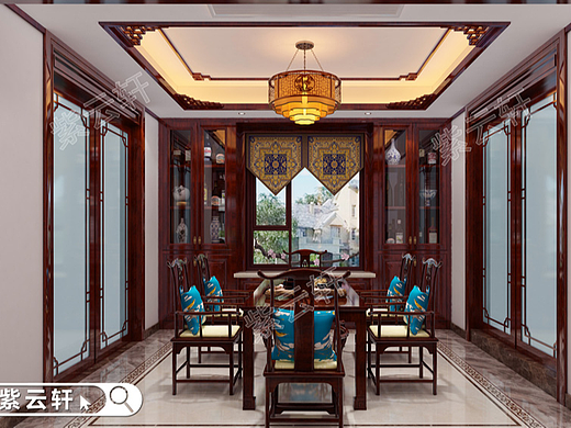 日照古典中式装修案例图 独树一帜高贵至雅