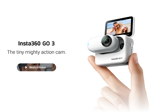 电商设计-运动相机 Insta360 GO 3