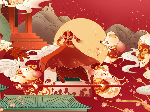 鼠年茶饼包装设计（个人主页-ZNjE3ODk4MjA=） - 包装 - 站酷设计师雏安原创素材 - 站酷ZCOOL