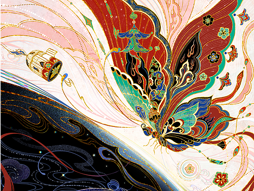 梁祝｜电影海报插画