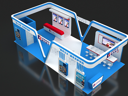澳门展位3D设计效果图