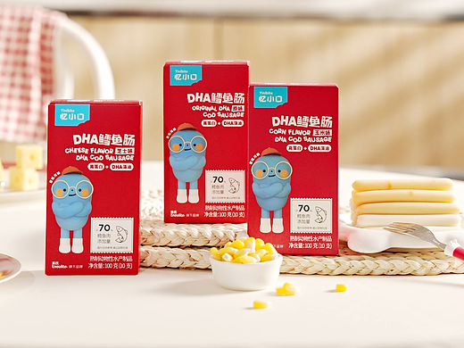 忆小口DHA鳕鱼肠 | 美食摄影 | 大蕉创作