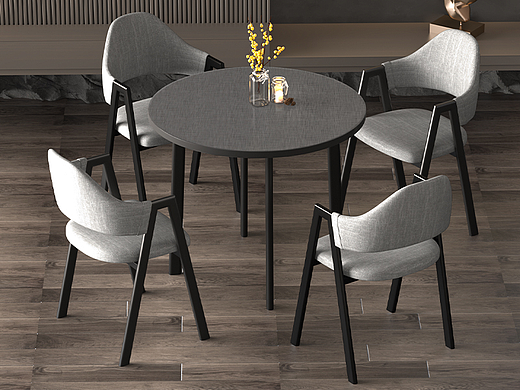 洽谈桌3D建模渲染详情页