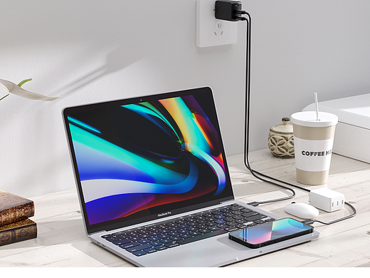 充电器产品场景渲染