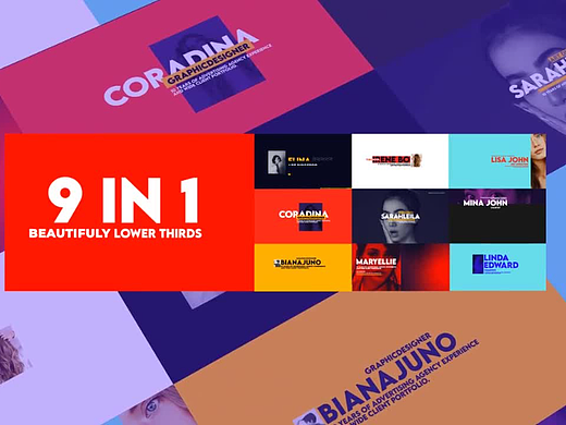 AE模板 | 高清版分屏城市时尚标题宣传片