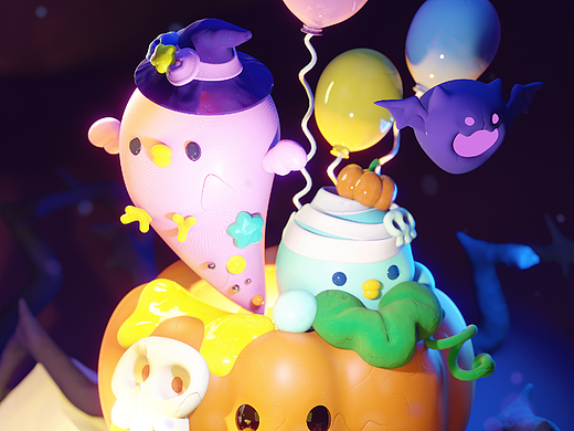 万圣节插图 banner