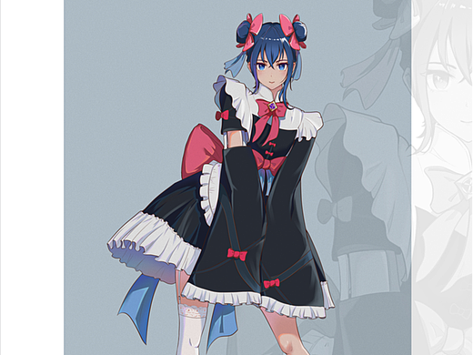 女仆少女