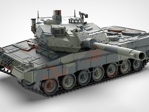 PROE_豹2A6主战坦克