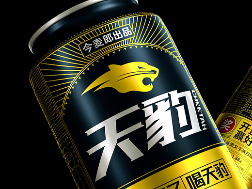 今麦郎 x 蓝色盛火 │ 天豹能量饮料系列包装焕新升级