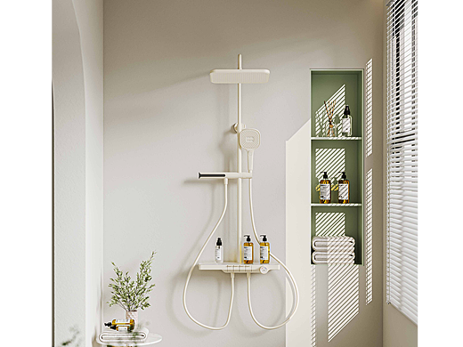 小清新肩喷花洒渲染