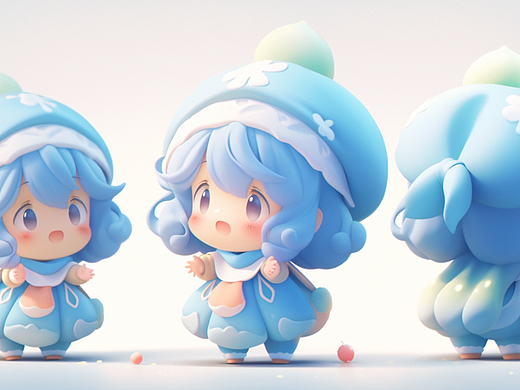 潮玩盲盒|雪精灵主题