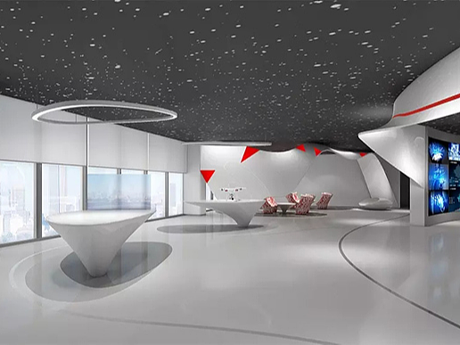 郑州企业展厅设计让装饰富有个性