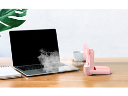 小风扇C4D写实渲染场景人物合成