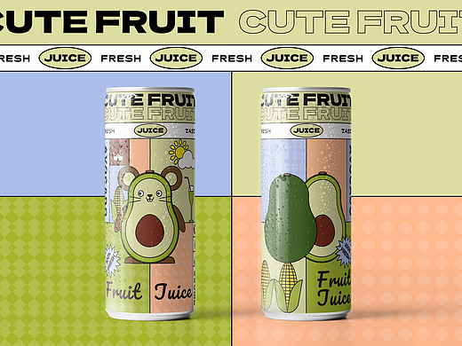 水果饮品系列包装设计