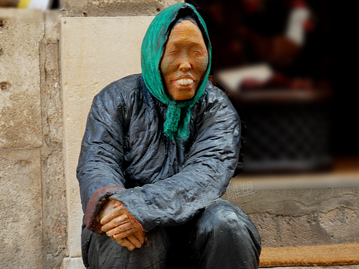 雕塑家张建华庄塘村系列雕塑