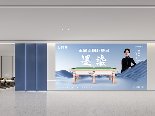 腾勃墨染台球桌-王思诺专款
