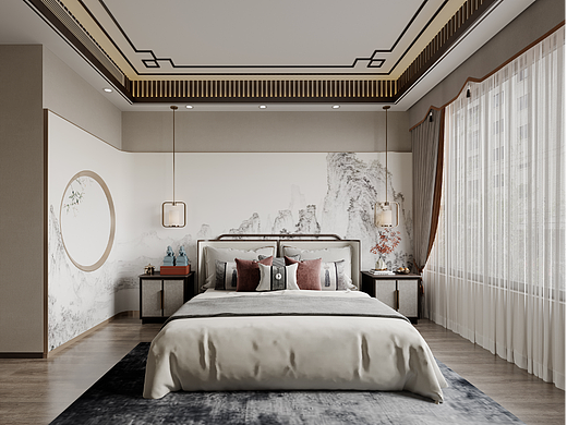 #WOW 新中式卧室集锦