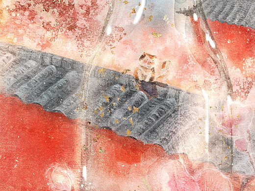 iPad 岩彩 透过瓶子看世界（个人主页-ZNjc5Mjc5MzY=） - 商业插画 - 站酷设计师与君山见原创素材 - 站酷ZCOOL