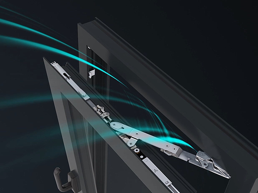 五金门窗三维动画