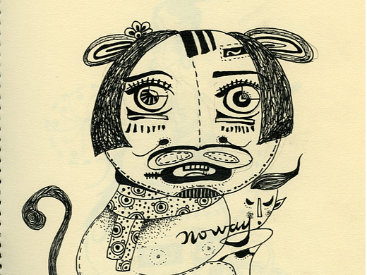 线条插画