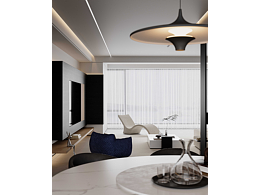 現(xiàn)代極簡   木紋色和深色的碰撞  3D版本2024   CR11