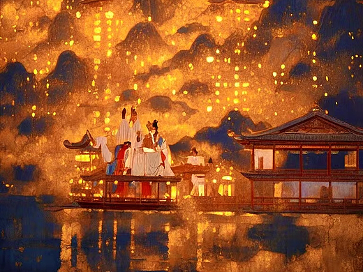 《星河清梦》（个人主页-ZNjgwNTA0MjQ=） - AI作品 - 站酷设计师它出现了原创素材 - 站酷ZCOOL