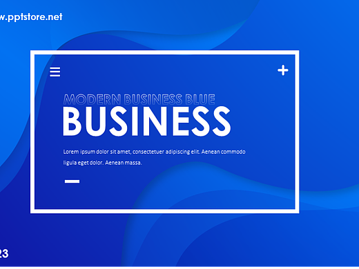 【耀你好看】克莱因蓝现代极简商务时尚PPT9