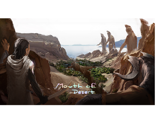 The mouth of desret