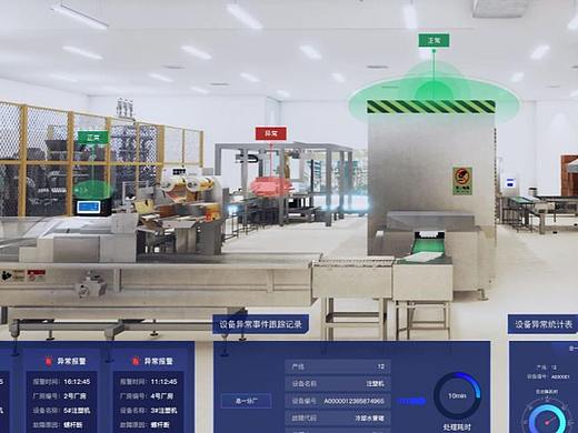 食品加工数字孪生可视化管理平台，实现食品工厂生产车间数字化改造