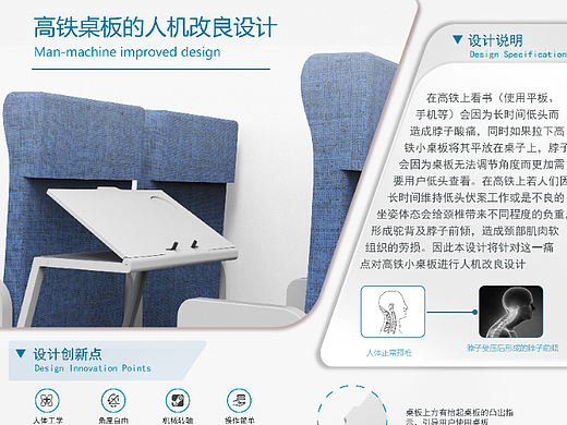 高铁桌板设计