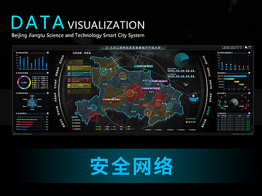 北京江图科技某某智慧城市可视化大屏-安全网络