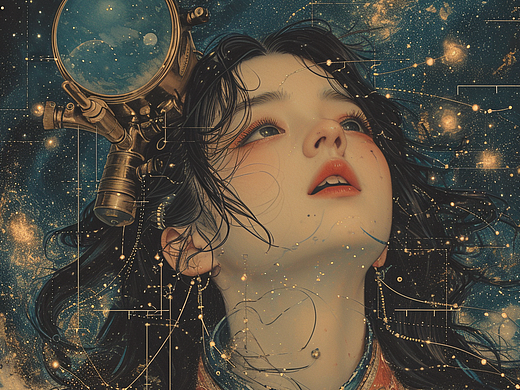 王贞仪，航天主题  midjourney咒语