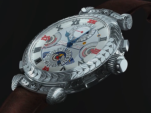 手表产品动画渲染