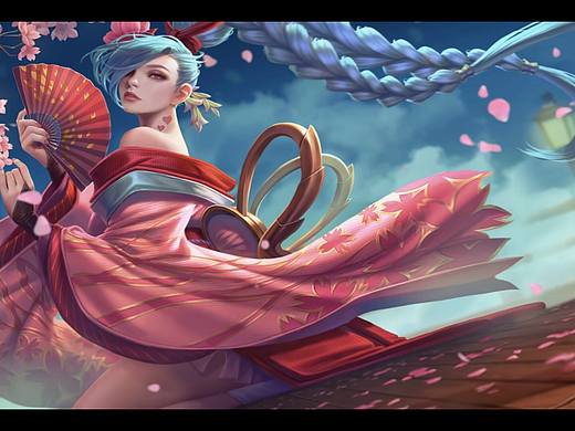 最美宫本皮肤高清动态壁纸