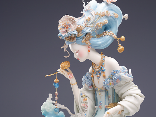 东方瓷器 | 静谧花神