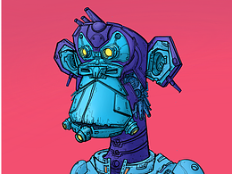 赛博朋克风格系列插画